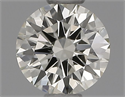 Natural Diamond 0.41 Carats, Round with Excellent Cut, L Color, VS1 Clarity and Certified by IGI