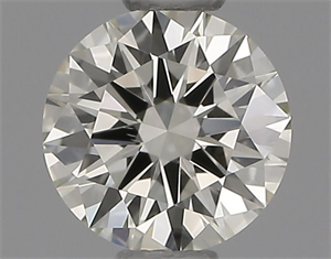 Picture of Natural Diamond 0.41 Carats, Round with Excellent Cut, L Color, VS1 Clarity and Certified by IGI