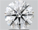 Del inventario de diamantes de laboratorio, 2.24 quilates, Redondo , Color D, claridad VVS1 y certificado IGI