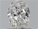 Natural Diamond 0.59 Carats, Oval with  Cut, E Color, VVS1 Clarity and Certified by GIA