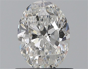 Picture of Natural Diamond 0.59 Carats, Oval with  Cut, E Color, VVS1 Clarity and Certified by GIA