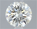 Natural Diamond 0.51 Carats, Round with Excellent Cut, J Color, VVS1 Clarity and Certified by GIA