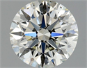 Natural Diamond 0.80 Carats, Round with Excellent Cut, K Color, SI1 Clarity and Certified by GIA