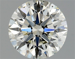 Picture of Natural Diamond 0.80 Carats, Round with Excellent Cut, K Color, SI1 Clarity and Certified by GIA