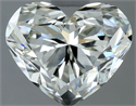 Natural Diamond 2.02 Carats, Heart with  Cut, J Color, VVS1 Clarity and Certified by IGI