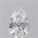 Diamante Natural 0.71 quilates, De pera , Color D, claridad VVS1 y certificado GIA