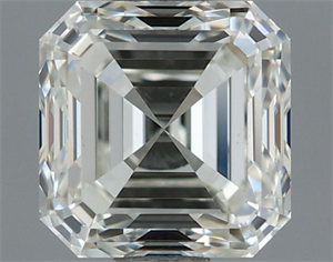 Picture of Natural Diamond 0.80 Carats, Asscher with  Cut, I Color, VVS2 Clarity and Certified by IGI