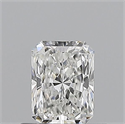 Natural Diamond 0.51 Carats, Radiant with  Cut, F Color, VS1 Clarity and Certified by GIA