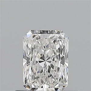 Picture of Natural Diamond 0.51 Carats, Radiant with  Cut, F Color, VS1 Clarity and Certified by GIA