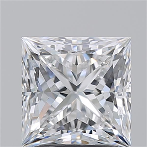 Foto Diamante Natural 2.01 quilates, Princesa , Color D, claridad SI1 y certificado GIA de