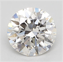 Natural Diamond 0.51 Carats, Round with Excellent Cut, H Color, VVS2 Clarity and Certified by GIA
