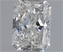 Natural Diamond 0.50 Carats, Radiant with  Cut, F Color, SI1 Clarity and Certified by GIA