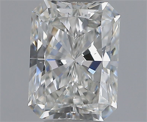 Picture of Natural Diamond 0.50 Carats, Radiant with  Cut, F Color, SI1 Clarity and Certified by GIA
