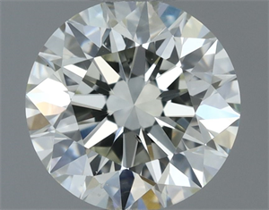 Picture of Natural Diamond 0.70 Carats, Round with Excellent Cut, J Color, VS2 Clarity and Certified by IGI
