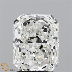 Picture of Natural Diamond 2.01 Carats, Radiant with  Cut, H Color, VS2 Clarity and Certified by GIA