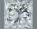 Natural Diamond 1.21 Carats, Princess with  Cut, G Color, VS1 Clarity and Certified by GIA