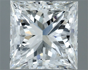 Picture of Natural Diamond 1.21 Carats, Princess with  Cut, G Color, VS1 Clarity and Certified by GIA