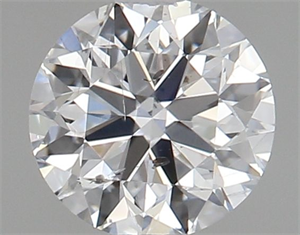 Picture of Natural Diamond 0.41 Carats, Round with Very Good Cut, D Color, SI2 Clarity and Certified by GIA