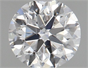 Natural Diamond 0.41 Carats, Round with Very Good Cut, D Color, SI2 Clarity and Certified by GIA