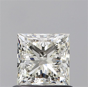 Picture of Natural Diamond 0.71 Carats, Princess with  Cut, K Color, VVS1 Clarity and Certified by GIA