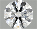 Lab Grown Diamond 1.47 Carats, Round with Ideal Cut, D Color, VS1 Clarity and Certified by IGI
