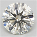 Natural Diamond 0.84 Carats, Round with Excellent Cut, L Color, VS1 Clarity and Certified by GIA
