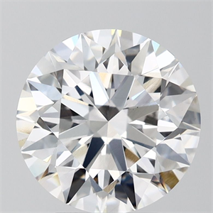 Picture of Lab Grown Diamond 3.72 Carats, Round with Ideal Cut, E Color, VVS2 Clarity and Certified by IGI