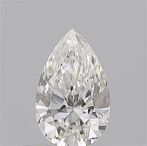 Picture of Natural Diamond 0.51 Carats, Pear with  Cut, F Color, VS2 Clarity and Certified by GIA