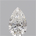 Diamante Natural 0.51 quilates, De pera , Color F, claridad VS2 y certificado GIA