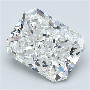 Foto Diamante Natural 3.55 quilates, Radiante , Color H, claridad VS1 y certificado GIA de