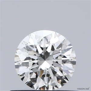 Foto Diamante Natural 0.50 quilates, Redondo , Color J, claridad VVS1 y certificado GIA de