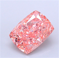 Picture of Lab Grown Diamond 2.09 Carats, CUSHION MODIFIED with  Cut, Fancy Vivid Pink Color, VVS2 Clarity and Certified by IGI