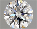 Diamante Natural 0.72 quilates, Redondo , Color F, claridad IF y certificado GIA