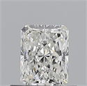 Natural Diamond 0.52 Carats, Radiant with  Cut, G Color, SI1 Clarity and Certified by GIA