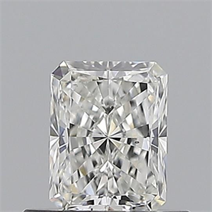 Picture of Natural Diamond 0.52 Carats, Radiant with  Cut, G Color, SI1 Clarity and Certified by GIA