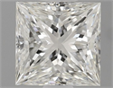 Natural Diamond 0.70 Carats, Princess with  Cut, I Color, VVS1 Clarity and Certified by GIA