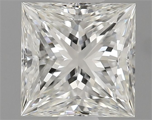 Picture of Natural Diamond 0.70 Carats, Princess with  Cut, I Color, VVS1 Clarity and Certified by GIA