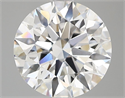 Del inventario de diamantes de laboratorio, 2.53 quilates, Redondo , Color F, claridad VVS2 y certificado IGI