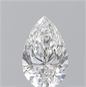Natural Diamond 0.51 Carats, Pear with  Cut, F Color, VS2 Clarity and Certified by GIA
