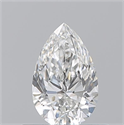 Natural Diamond 0.51 Carats, Pear with  Cut, F Color, VS2 Clarity and Certified by GIA