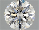 Natural Diamond 0.77 Carats, Round with Excellent Cut, F Color, VVS1 Clarity and Certified by GIA
