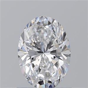 Picture of Natural Diamond 0.91 Carats, Oval with  Cut, D Color, VS2 Clarity and Certified by GIA