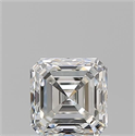 Diamante Natural 1.02 quilates, Asscher , Color I, claridad VS2 y certificado GIA