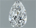 Natural Diamond 0.60 Carats, Pear with  Cut, E Color, IF Clarity and Certified by GIA