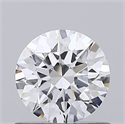 Lab Grown Diamond 0.70 Carats, Round with Excellent Cut, D Color, VVS1 Clarity and Certified by IGI