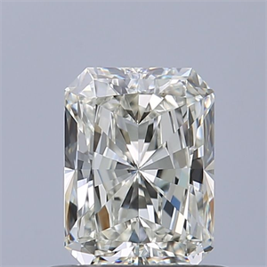 Picture of Natural Diamond 0.70 Carats, Radiant with  Cut, I Color, VVS1 Clarity and Certified by IGI