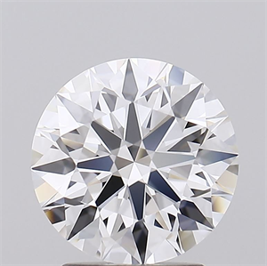 Picture of Lab Grown Diamond 2.43 Carats, Round with Ideal Cut, D Color, IF Clarity and Certified by IGI