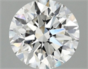 Lab Grown Diamond 1.52 Carats, Round with Excellent Cut, F Color, VVS2 Clarity and Certified by IGI