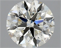 Natural Diamond 0.90 Carats, Round with Excellent Cut, I Color, VS2 Clarity and Certified by GIA