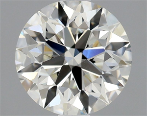 Picture of Natural Diamond 0.90 Carats, Round with Excellent Cut, I Color, VS2 Clarity and Certified by GIA